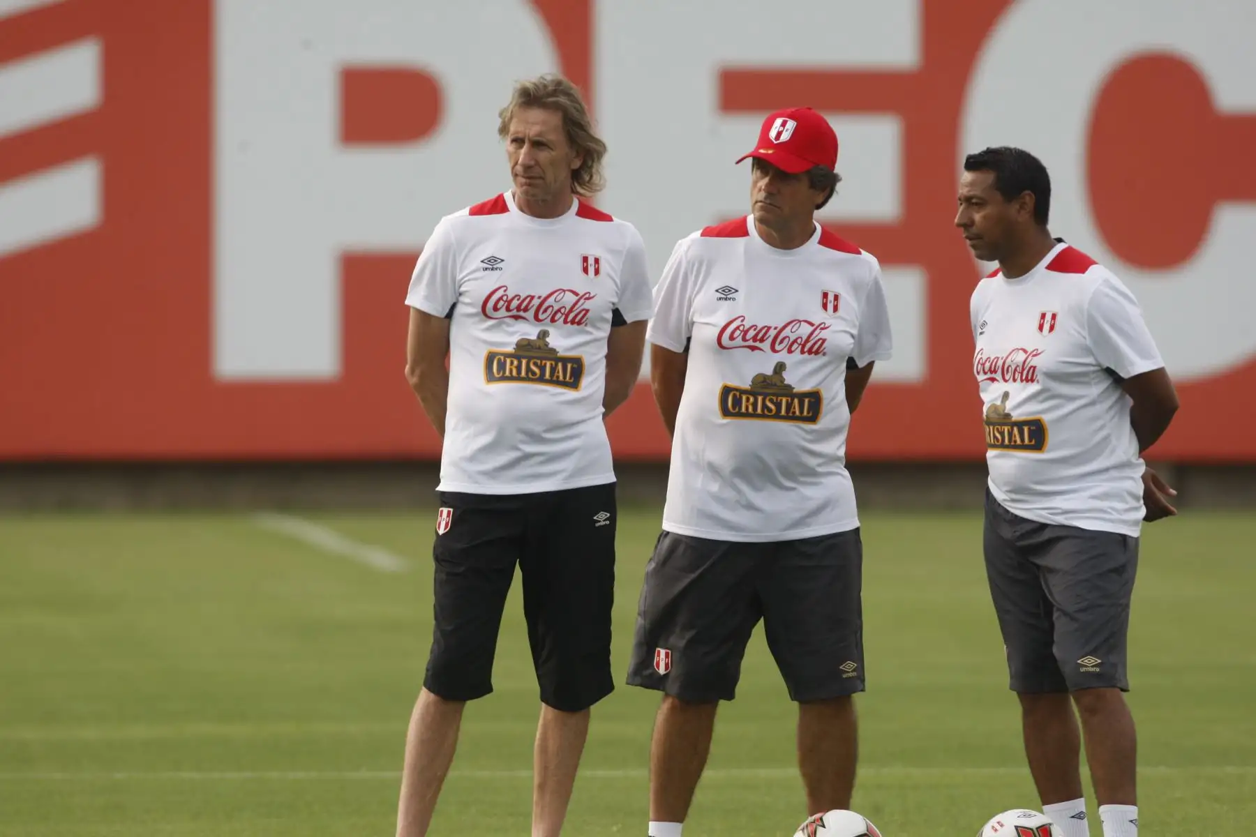 Entrenamiento de los convocados a la selección nacional de fútbol con miras a participar en el mundial de fútbol Rusia 2018. Foto: ANDINA/Eddy Ramos.