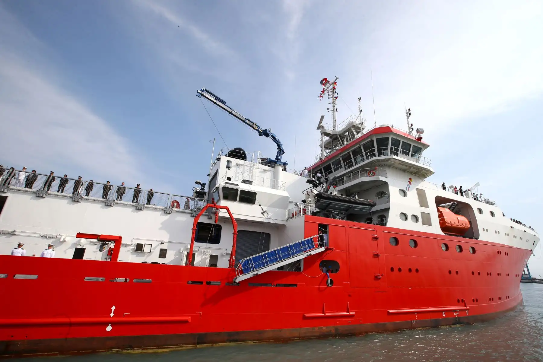 Buque Oceanográfico Polar BAP Carrasco retorna tras cumplir con éxito la vigésima quinta campaña científica del Perú a la Antártida. Foto: ANDINA/Melina Mejía.
