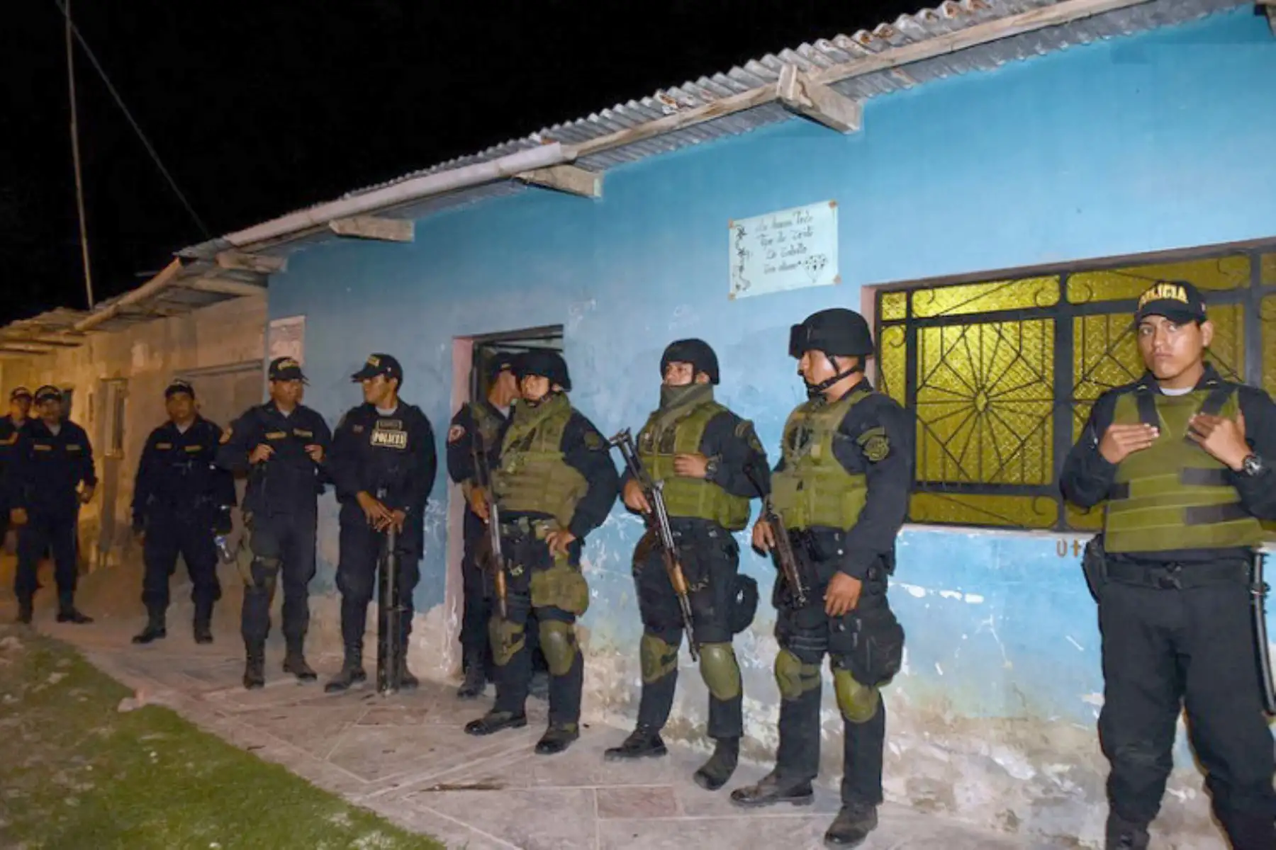 Megaoperativo de la Fiscalía y la Policía Nacional en la región Tumbes desarticuló a la organización criminal los Bolongos, dedicada al sicariato y la extorsión en la provincia de Zarumilla. Foto: ANDINA/Difusión