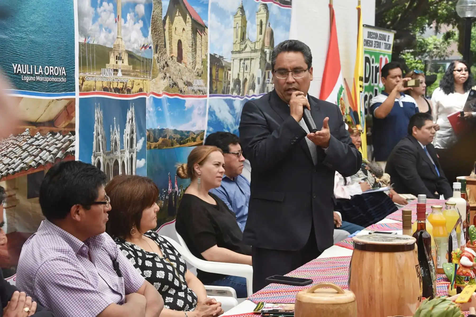 Gobernador Ángel Unchupaico resalta que Junín es el segundo destino turístico a nivel nacional. Difusión