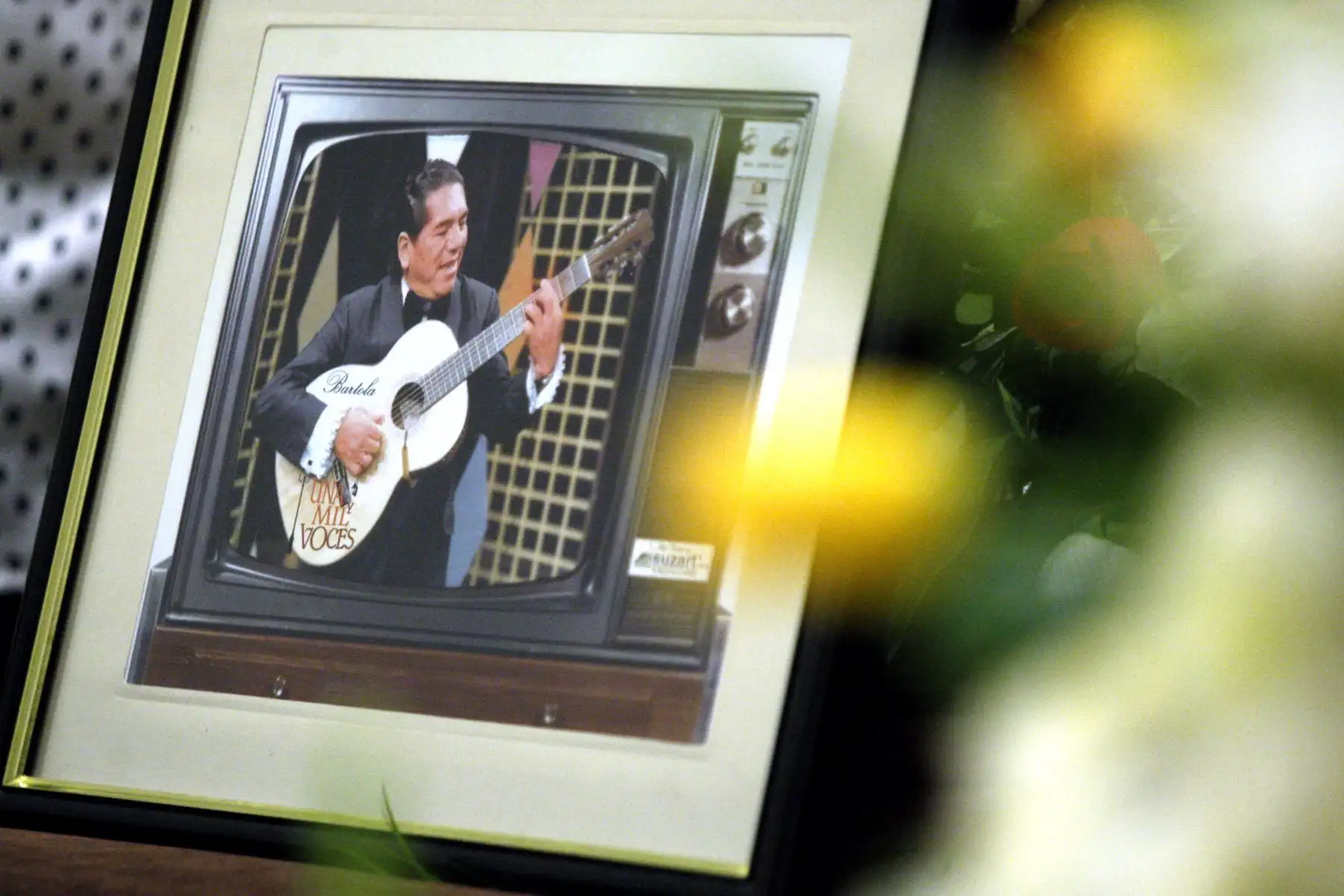 Restos del cantante criollo Jorge "El Carreta" Pérez son velados  en la Iglesia Sagrado Corazón de Jesús de  Surco. FOTO ANDINA/Eddy Ramos.