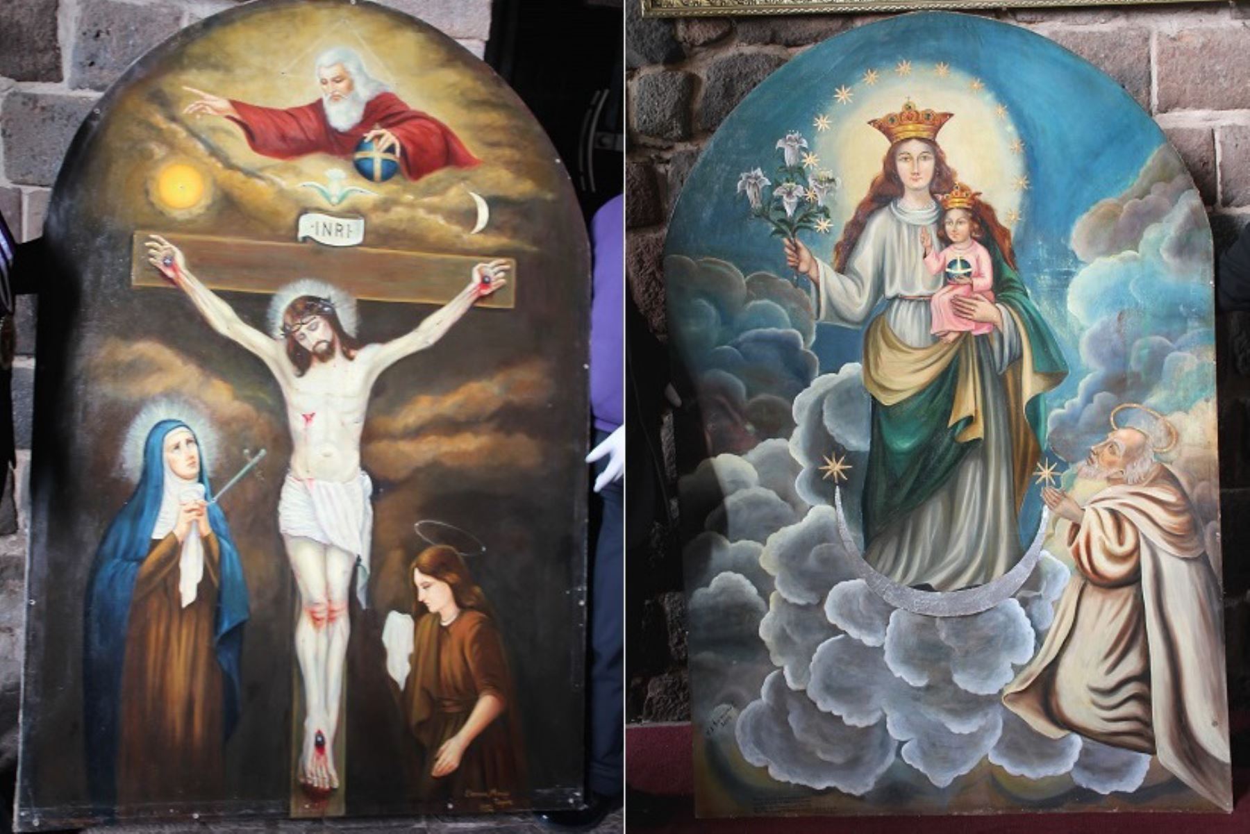 Restaurarán lienzo y anda del Señor de los Milagros de Cusco. ANDINA