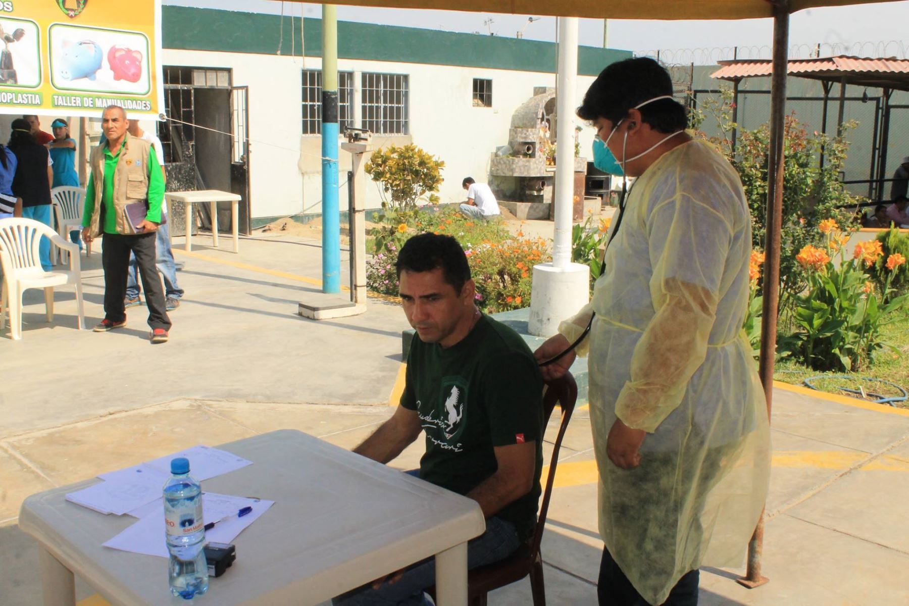 Autoridades de Salud de Áncash realizan despistaje de TBC en penal de Chimbote. ANDINA