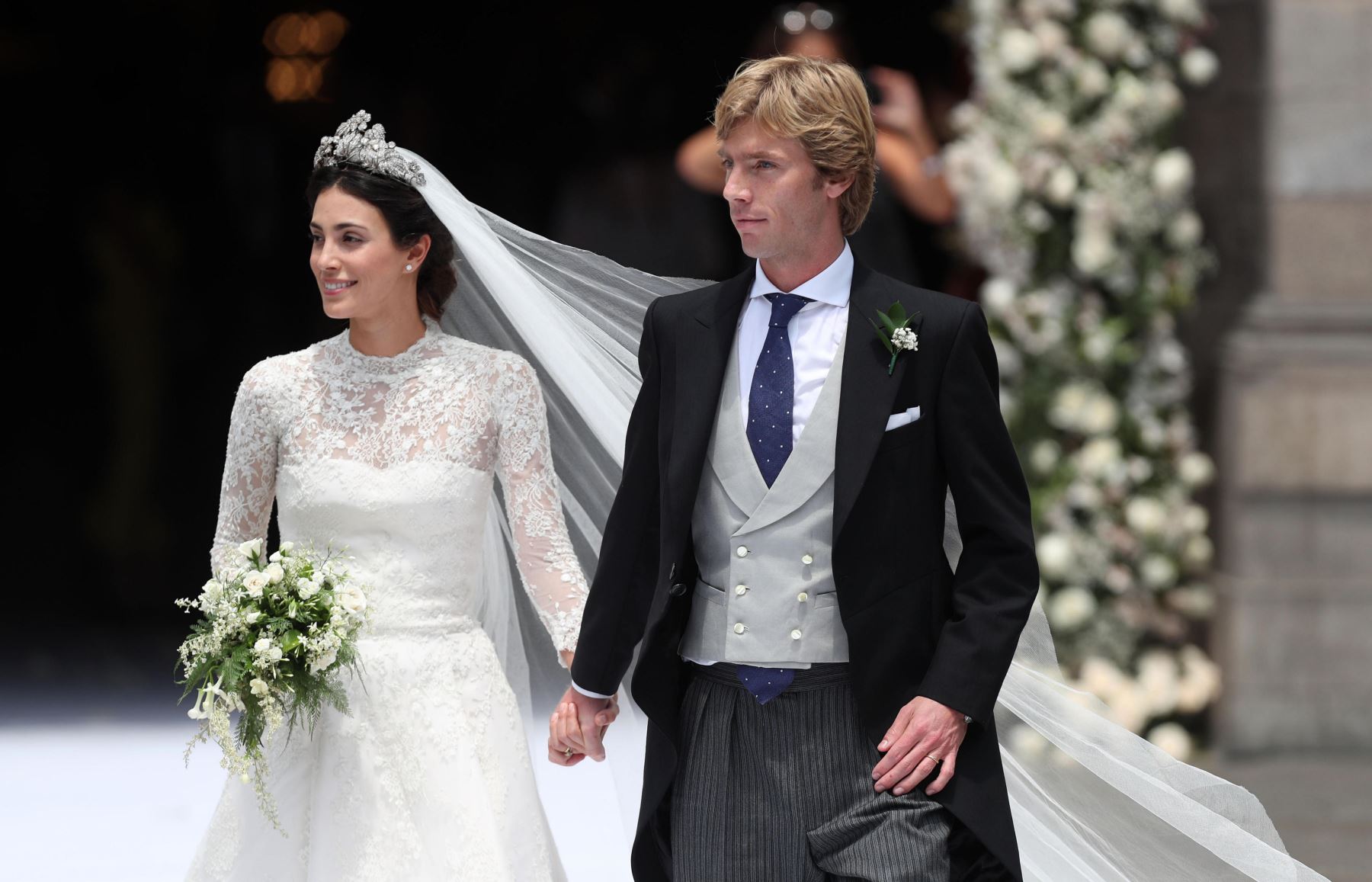 Boda de Alessandra de Osma y el príncipe Christian de Hannover. Foto: AFP.
