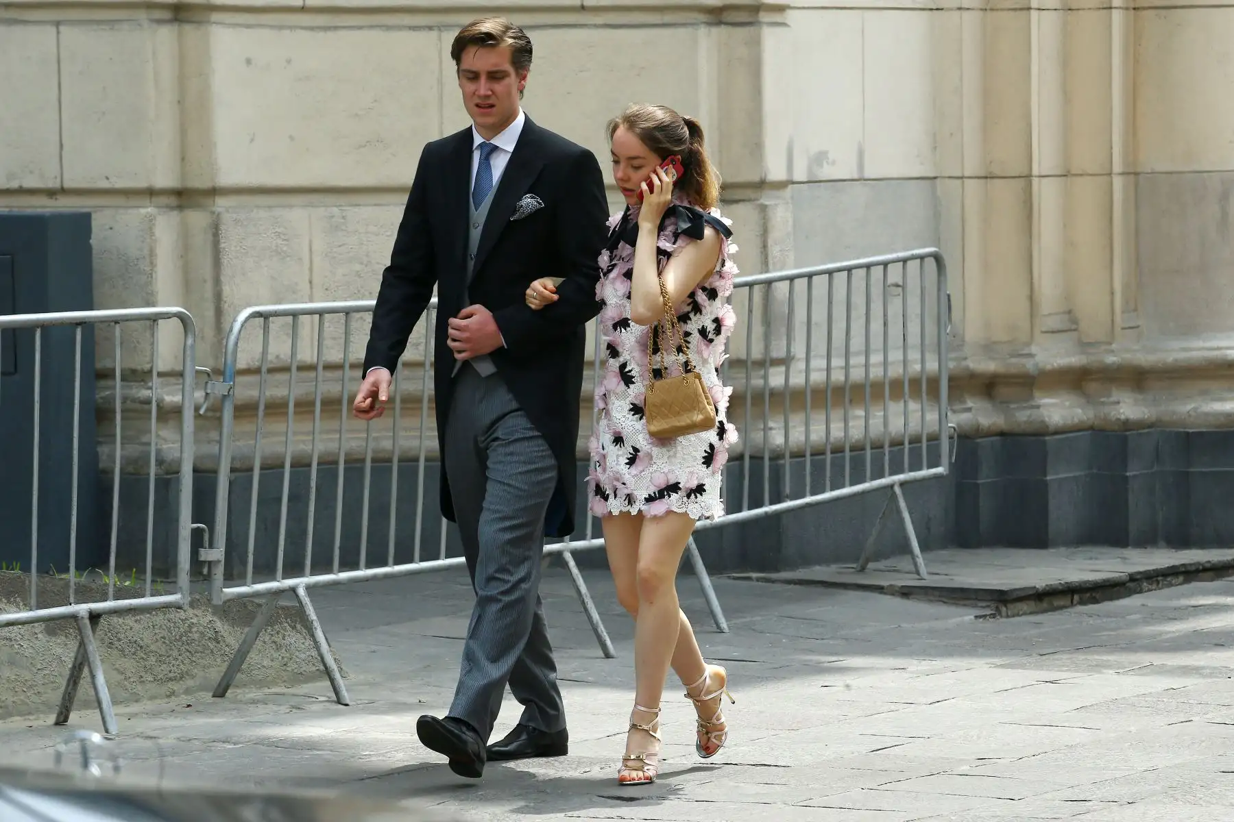 Hermana del príncipe, Alexandra  de Hannover y su novio. Foto: ANDINA/ Melina Mejía.