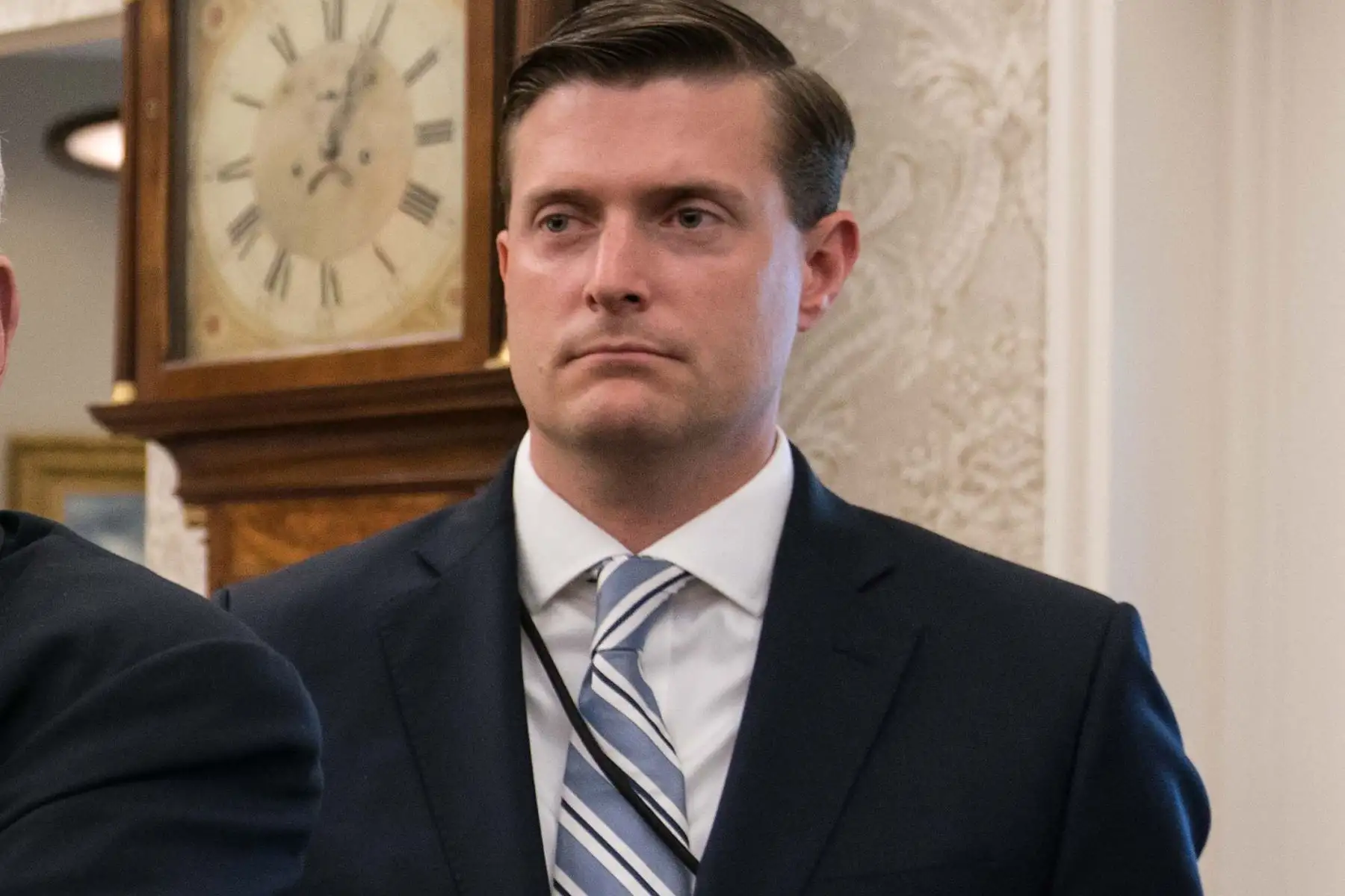 Rob Porter: El secretario de personal de la Casa Blanca renunció el pasado 7 de febrero tras ser acusado de maltratar a sus dos exesposas física y verbalmente. Foto: AFP