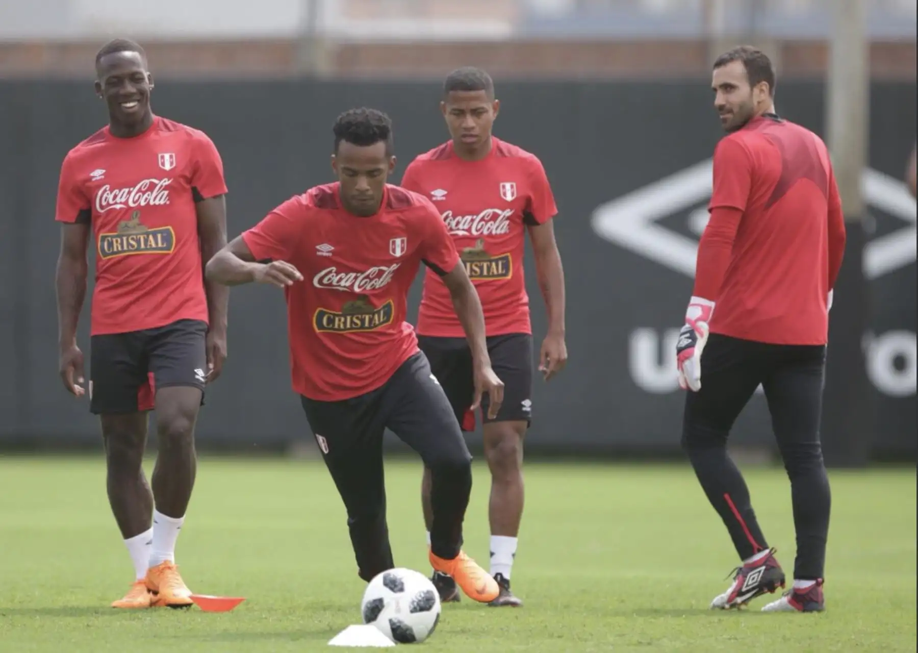 La selección realizó su último entrenamiento  ayer, en horas de la mañana,  en la Villa Deportiva Nacional (Videna).Foto:Twiter FPF