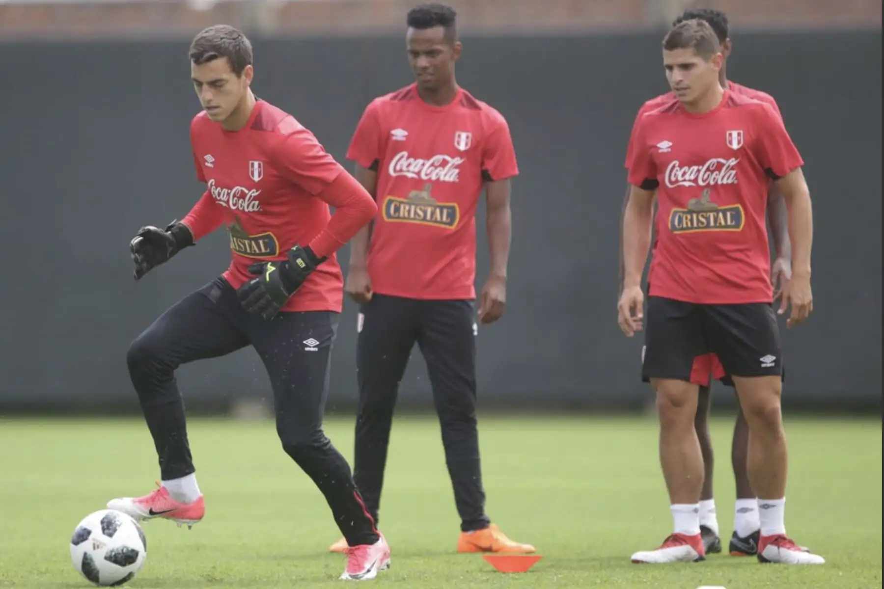 La selección realizó su último entrenamiento  ayer, en horas de la mañana,  en la Villa Deportiva Nacional (Videna).Foto:Twiter FPF