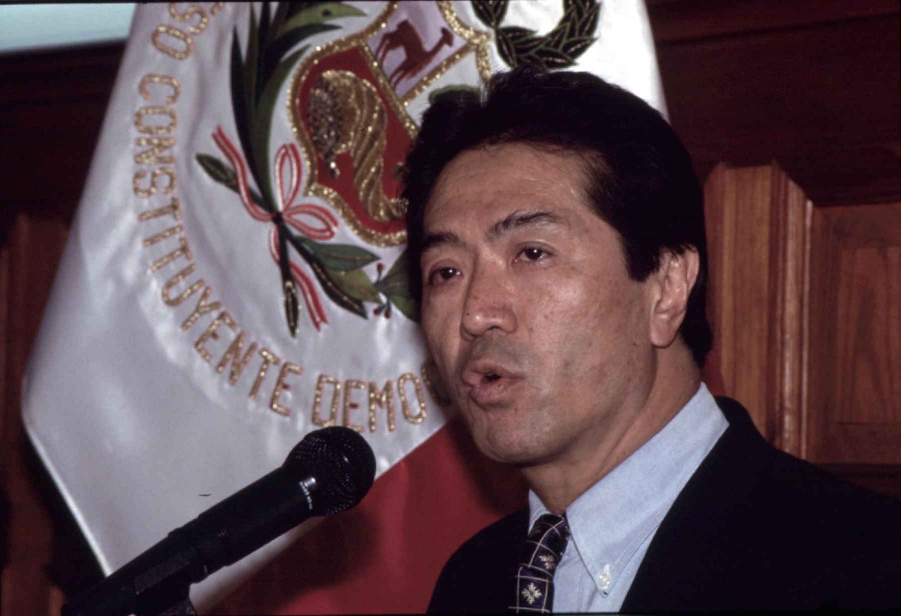 Jaime Yoshiyama. En la década de 1990 fue congresista e importante miembro del gobierno de Alberto Fujimori.Foto:ANDINA/Archivo