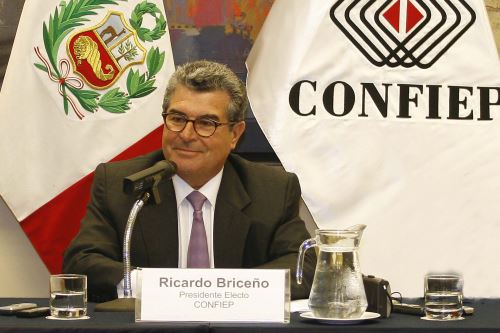 Expresidente de la Confiep, Ricardo Briceño. ANDINA/archivo