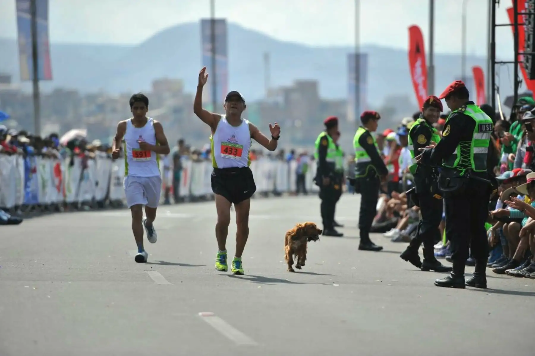 Maratón Internacional "Virgen de la Candelaria 2018",organizada por la Municipalidad de Cayma, en Arequipa. Foto: ANDINA/Cortesia Diego Ramos