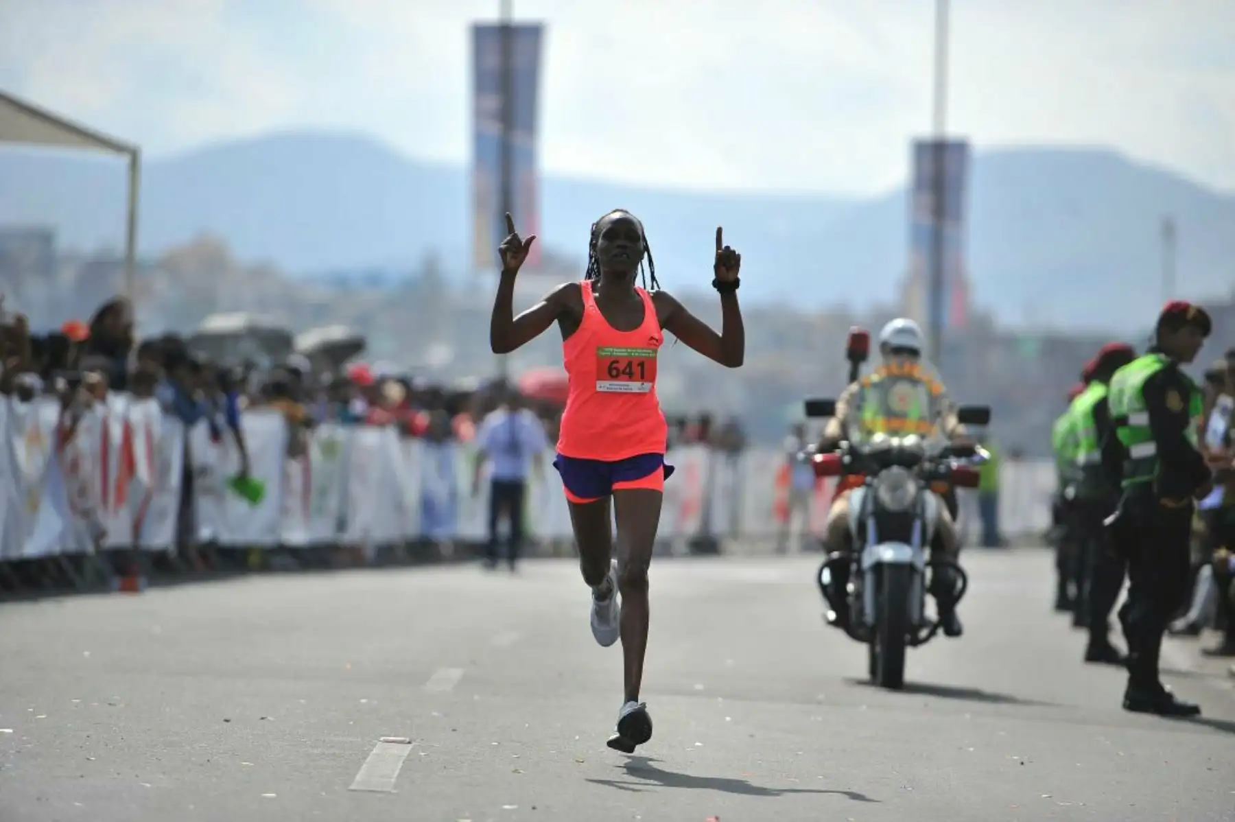 Maratón Internacional "Virgen de la Candelaria 2018",organizada por la Municipalidad de Cayma, en Arequipa. Foto: ANDINA/Cortesia Diego Ramos