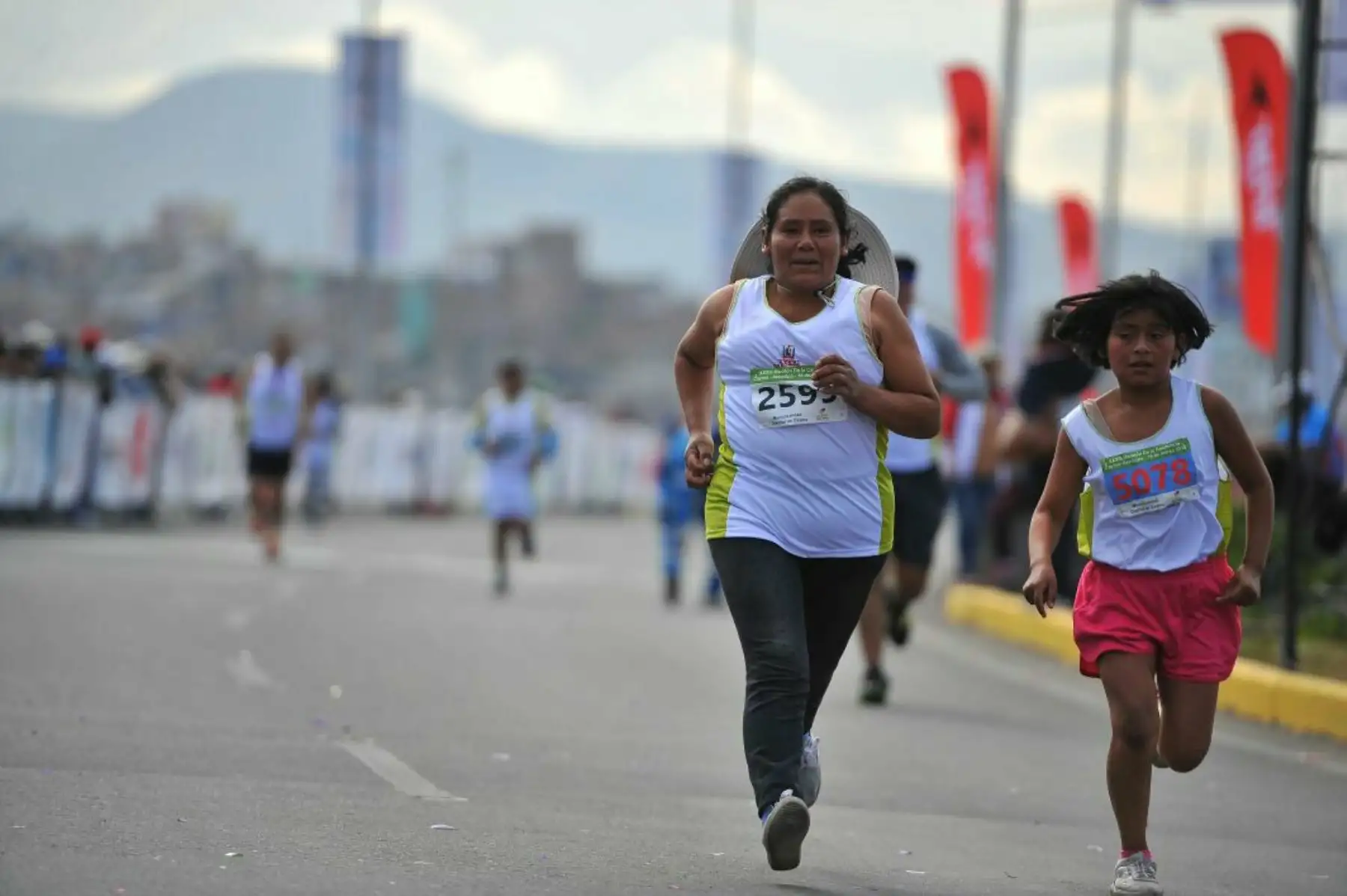 Maratón Internacional "Virgen de la Candelaria 2018",organizada por la Municipalidad de Cayma, en Arequipa. Foto: ANDINA/Cortesia Diego Ramos