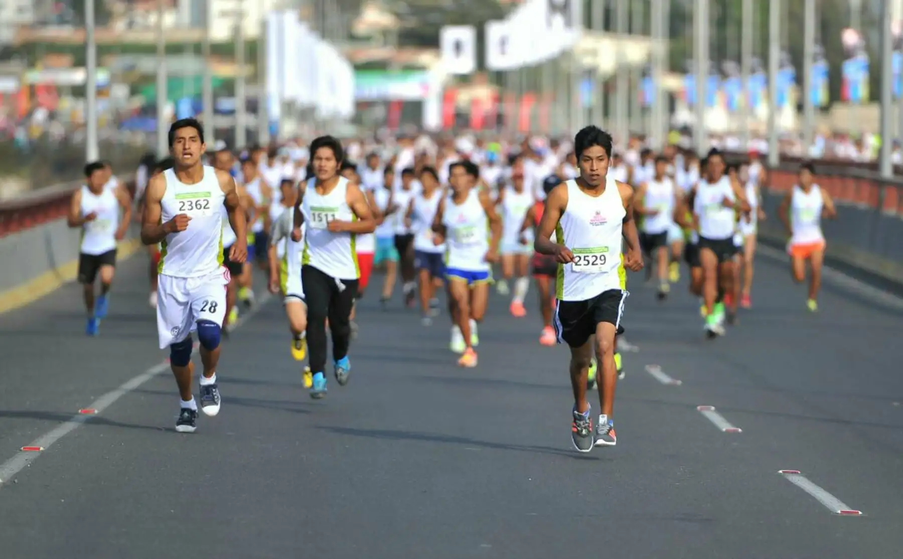 Maratón Internacional "Virgen de la Candelaria 2018",organizada por la Municipalidad de Cayma, en Arequipa. Foto: ANDINA/Cortesia Diego Ramos