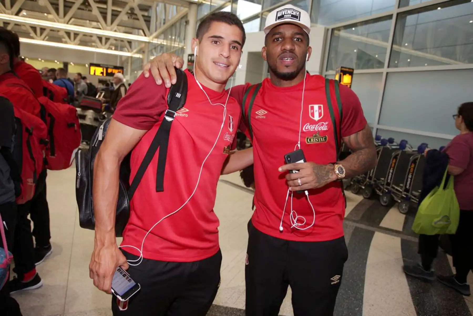 Selección Peruana llega a Miami para su partido con Croacia. Foto: Cortesía