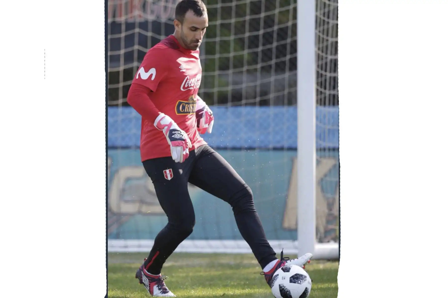 Selección peruana realiza su primer entrenamiento en Miami.Foto:ANDINA/Twiter FPF