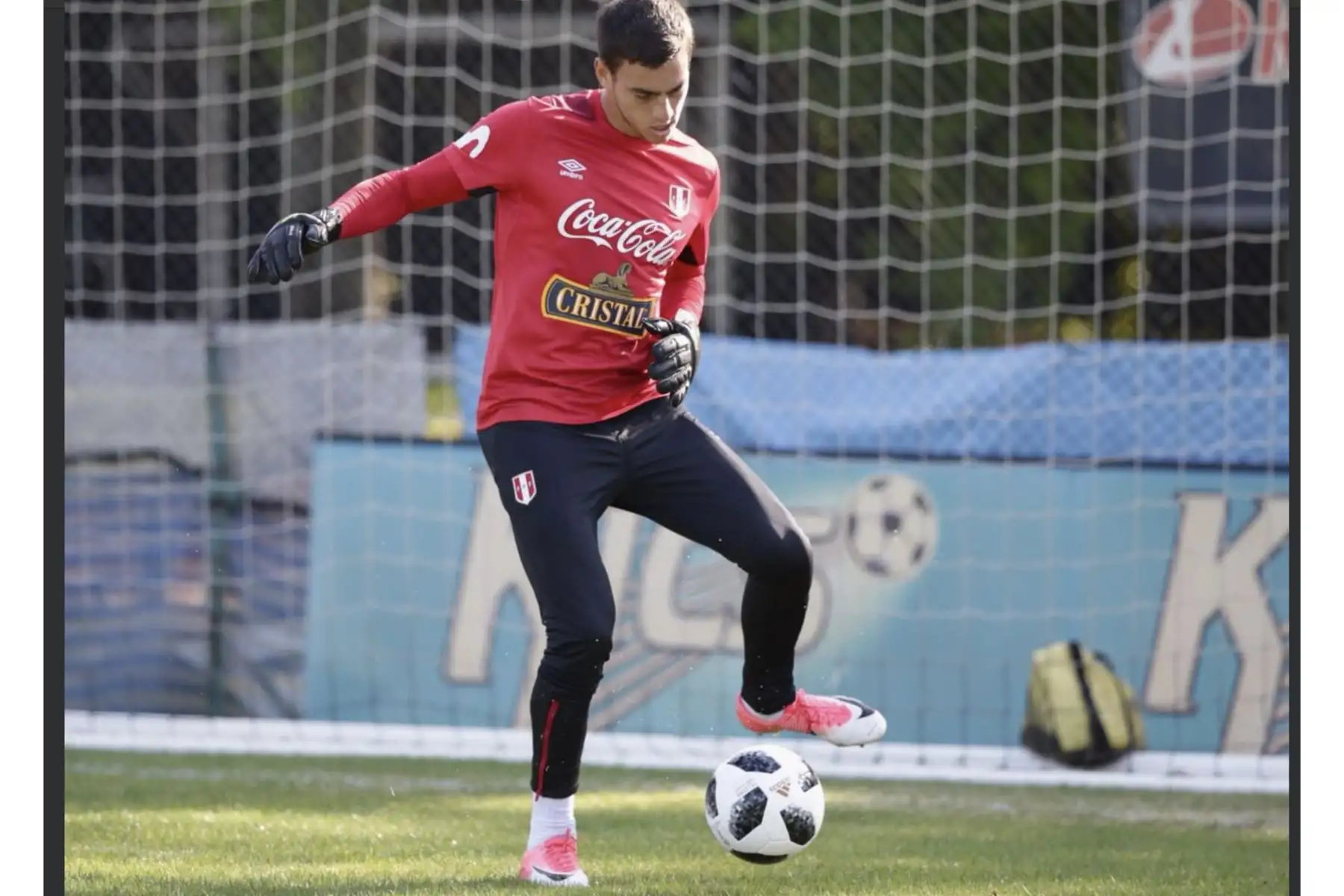 Selección peruana realiza su primer entrenamiento en Miami.Foto:ANDINA/Twiter FPF