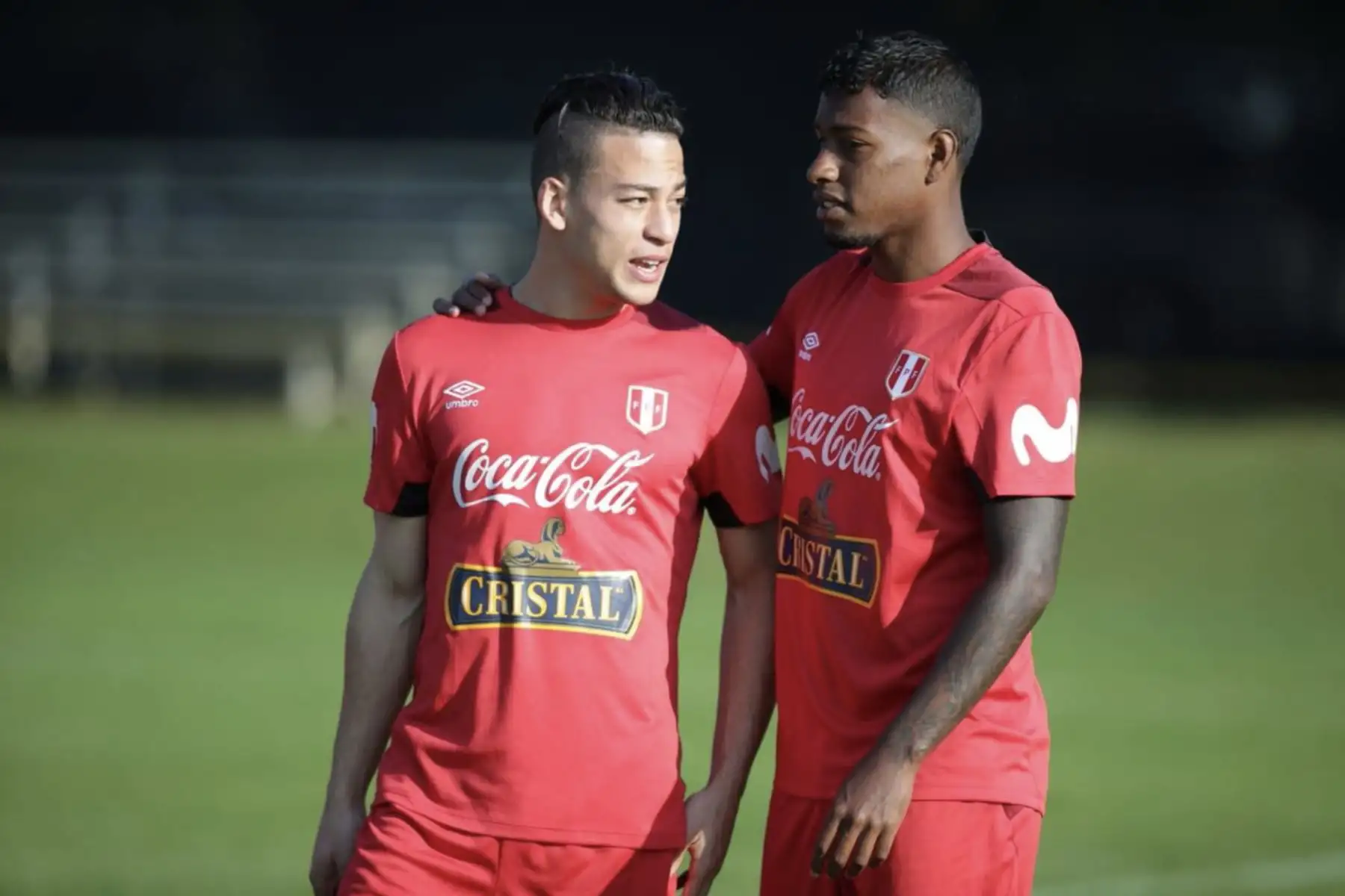 Selección peruana realiza su primer entrenamiento en Miami.Foto:ANDINA/Twiter FPF