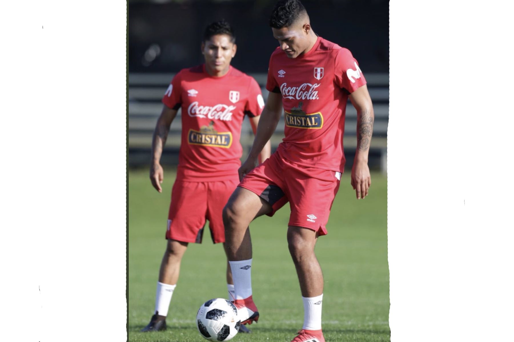 Selección peruana realiza su primer entrenamiento en Miami.Foto:ANDINA/Twiter FPF