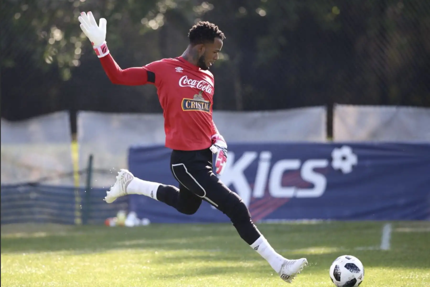 Selección peruana realiza su primer entrenamiento en Miami.Foto:ANDINA/Twiter FPF
