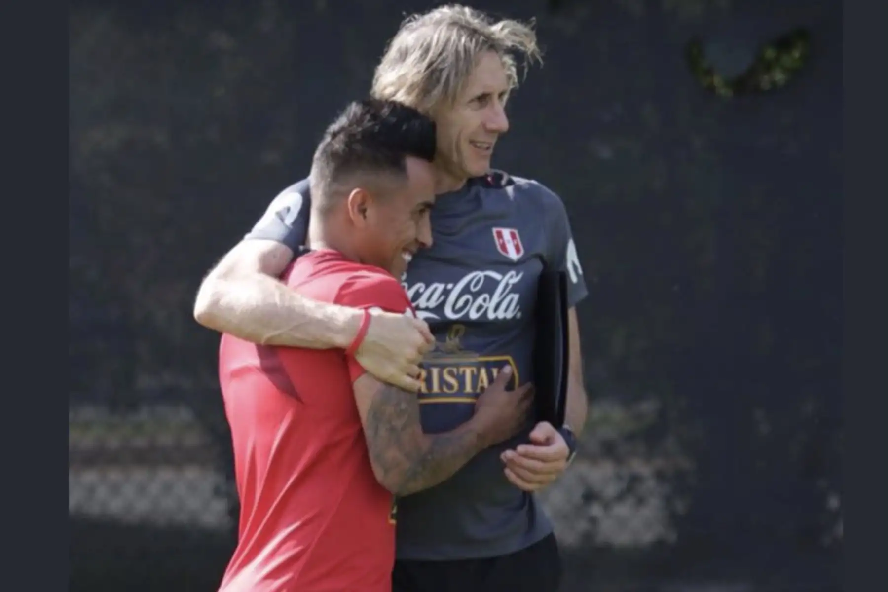Selección peruana realiza su primer entrenamiento en Miami.Foto:ANDINA/Twiter FPF