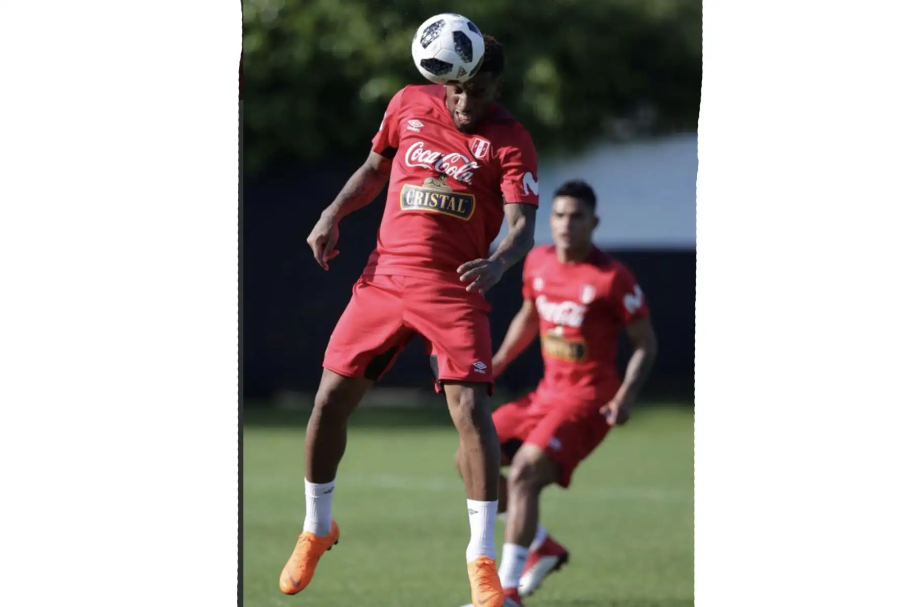 Selección peruana realiza su primer entrenamiento en Miami.Foto:ANDINA/Twiter FPF