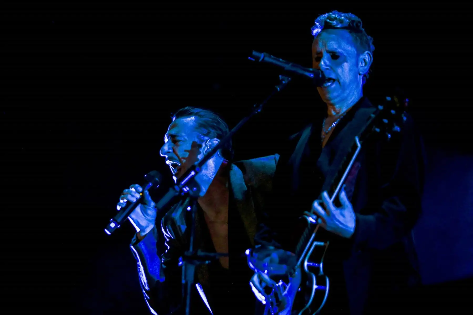 Depeche Mode llenó la noche y parte de la madrugada limeña con su único show.Foto:ANDINA/Difusión