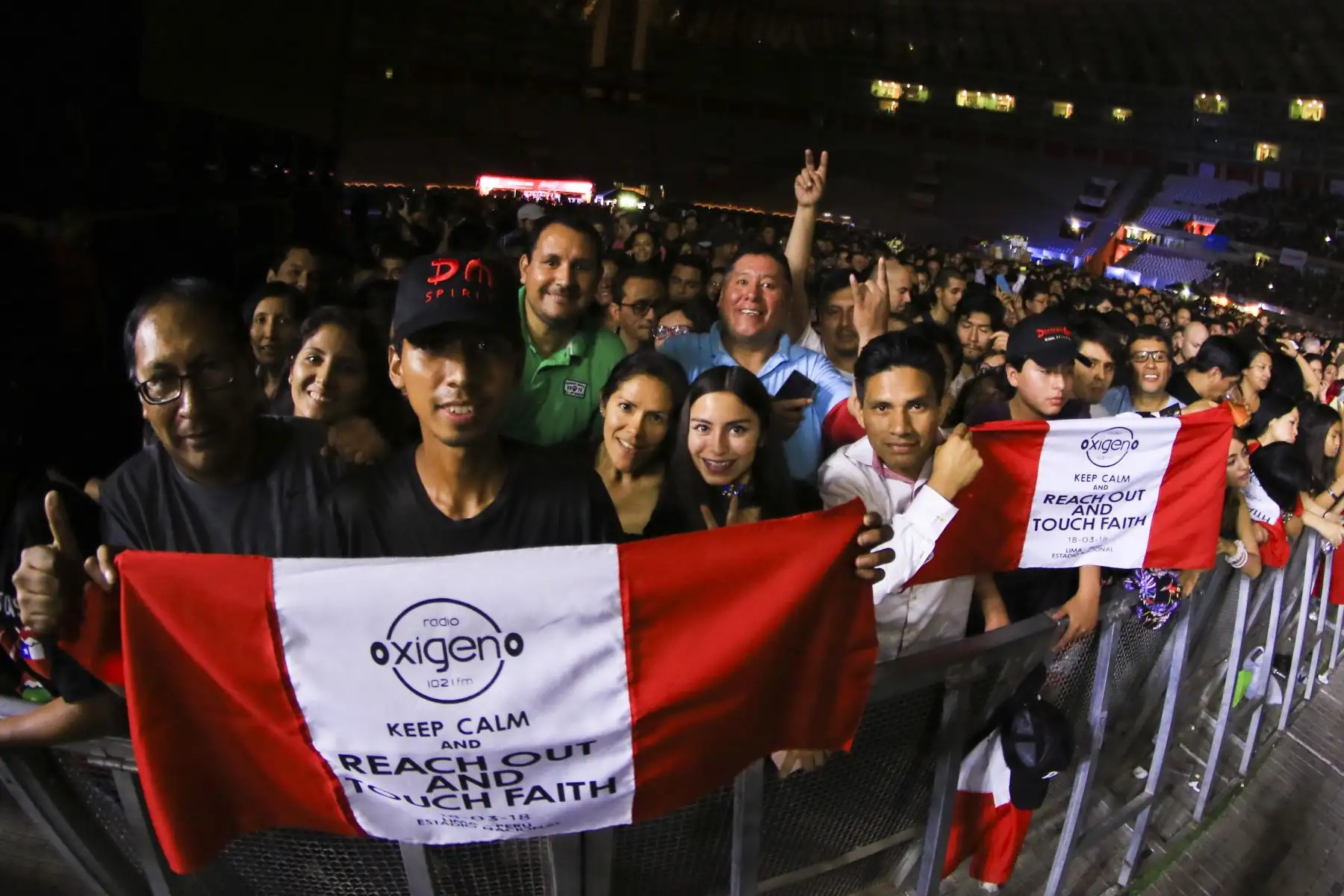 Depeche Mode llenó la noche y parte de la madrugada limeña con su único show.Foto:ANDINA/Difusión