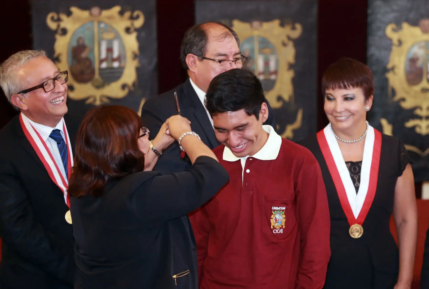 Primer   puesto a  Genética y Biotecnología Precy Gonzalo Sifuentes Samanamud,  Universidad Mayor de San Marcos  Foto: ANDINA/Norman Córdova