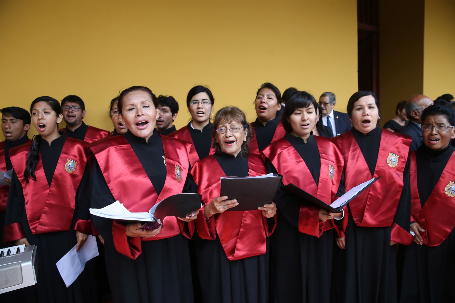 Coro de  la Universidad Mayor de San Marcos  Foto: ANDINA/Norman Córdova