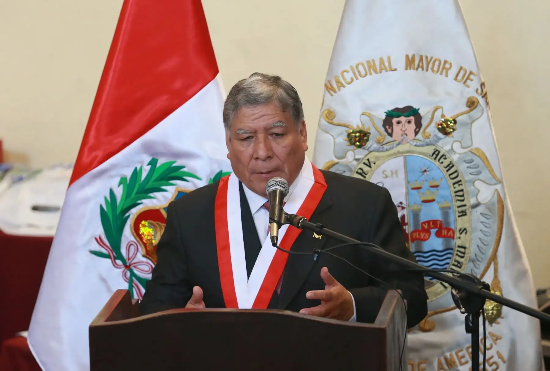 Rector de San Marcos, Orestes Cachay . Foto: ANDINA/Norman Córdova