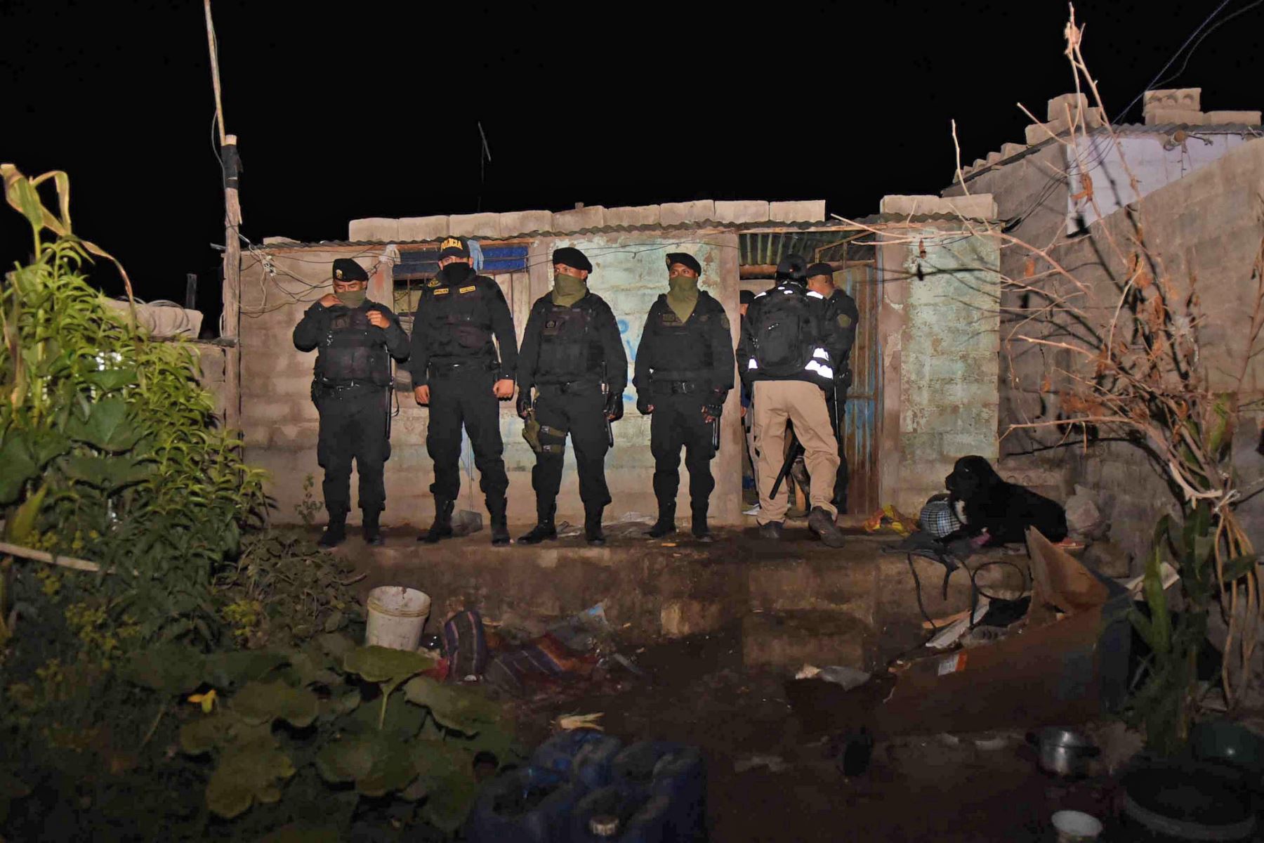 Megaoperativo en Arequipa  desarticula a organización criminal los Malditos de Chumbivilcas. Foto: Ministerio del Interior.