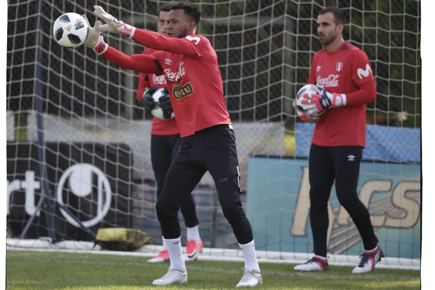 La selección peruana realizó su segundo entrenamiento en Fort Lauderdale, Miami, bajo las órdenes del técnico Ricardo Gareca. Foto: ANDINA/Twiter FPF.