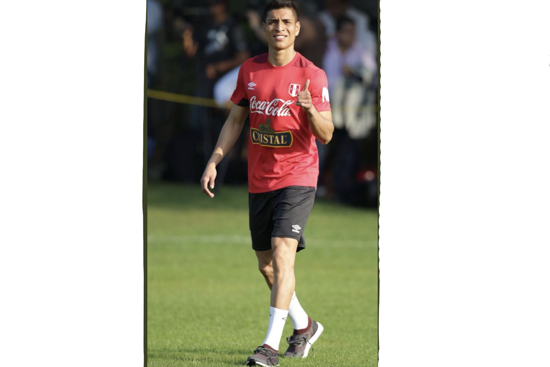 La selección peruana realizó su segundo entrenamiento en Fort Lauderdale, Miami, bajo las órdenes del técnico Ricardo Gareca. Foto: ANDINA/Twiter FPF.