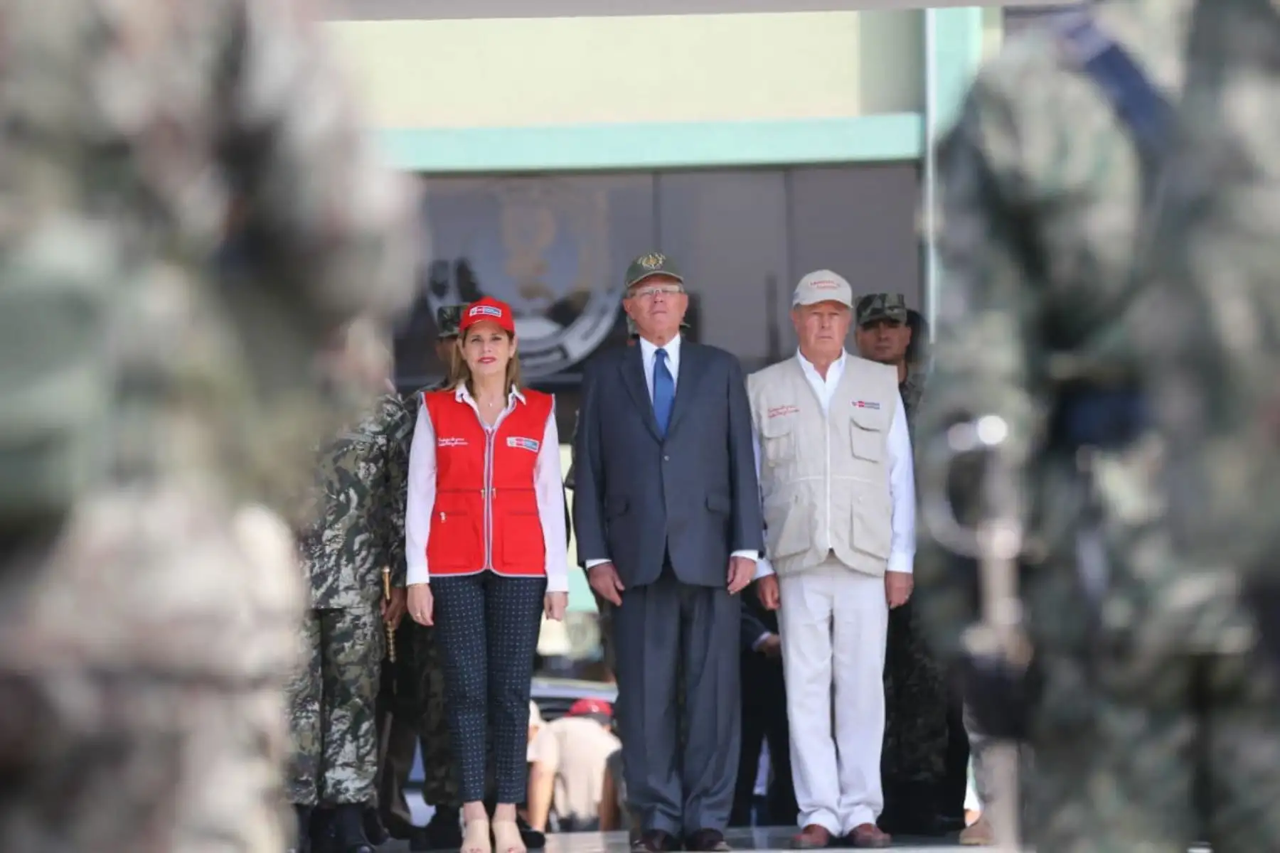 El Presidente de la República, Pedro Pablo Kuczynski, encabeza ceremonia de presentación de la 1.ª Brigada Multipropósito Mariscal del Perú Eloy Gaspar Ureta Montehermoso, del Ejército del Perú. Foto:ANDINA/Prensa Presidencia.