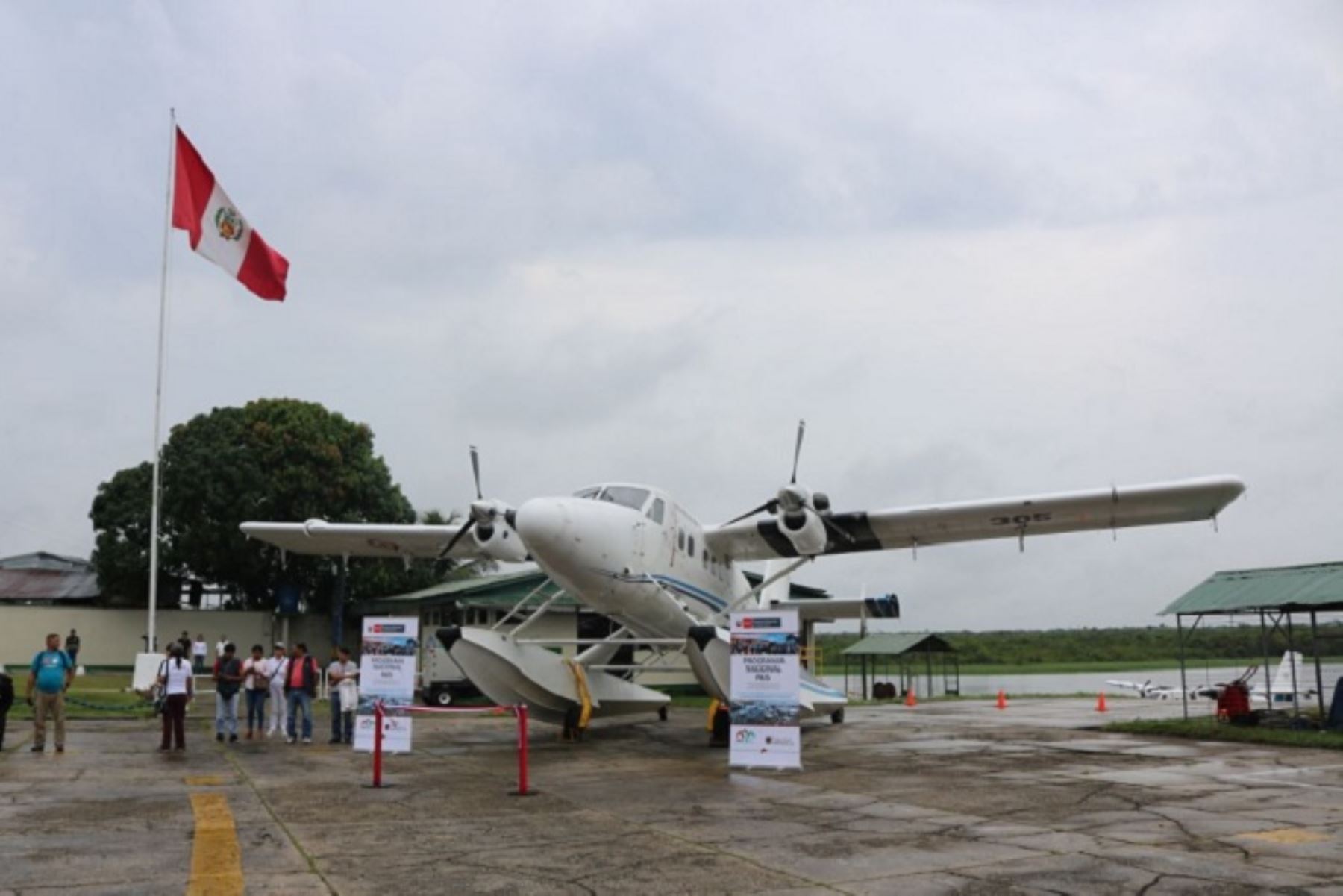 Fuerza Aérea del Perú mediante un convenio suscrito con el Midis ha puesto a disposición 12 aeronaves Twin Otter para ser utilizada a lo largo de la región Loreto,