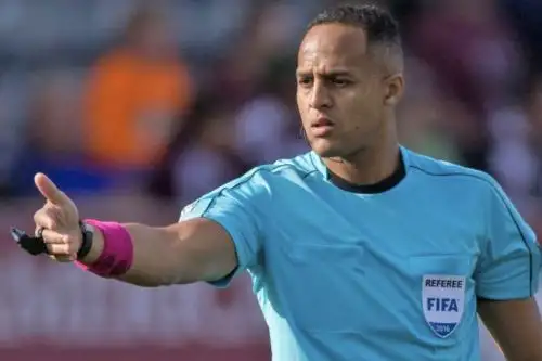 20/03/2018   Ismail Elfath, arbitro principal para el partido Perú vs Escocia Foto: ANDINA/Twiter FPF