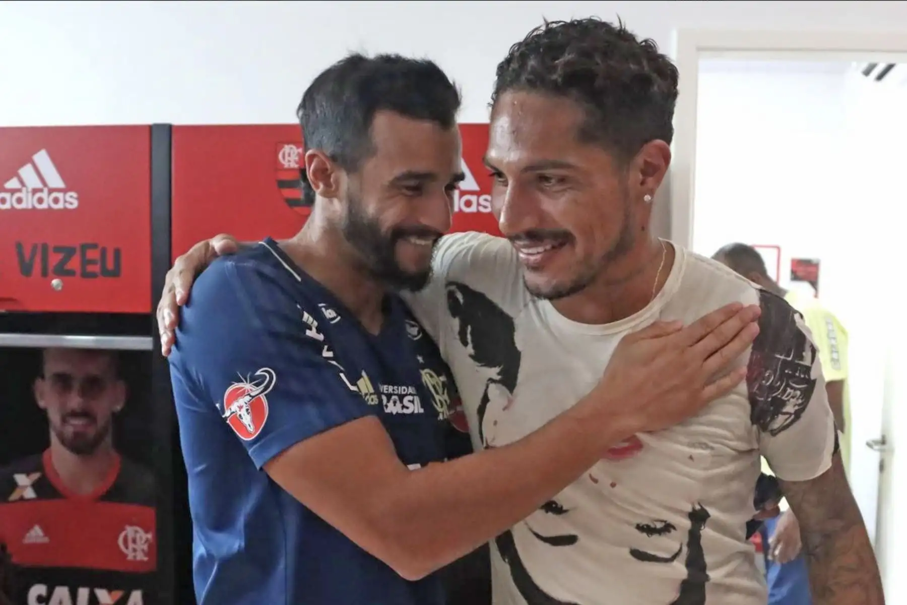 Paolo Guerrero se reintegró a los entrenamientos del Flamengo .Foto:ANDINA/Twiter Flamengo