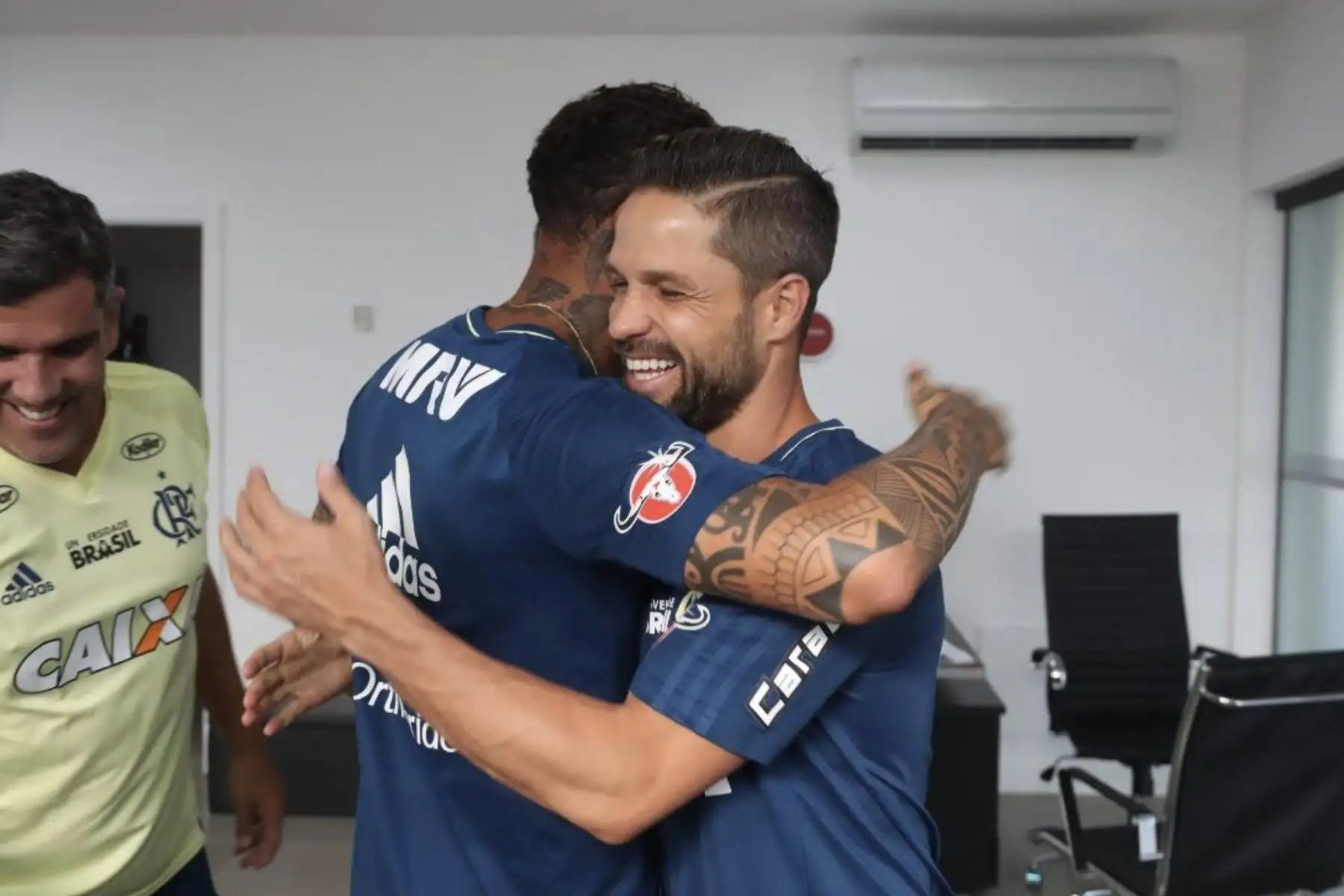 Paolo Guerrero se reintegró a los entrenamientos del Flamengo .Foto:ANDINA/Twiter Flamengo