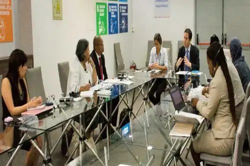 En los distritos de Chongos Bajo y Huancán, la misión de Sudáfrica observó las acciones articuladas de la Dirección Regional de Salud  con el Programa Nacional Cuna Más.