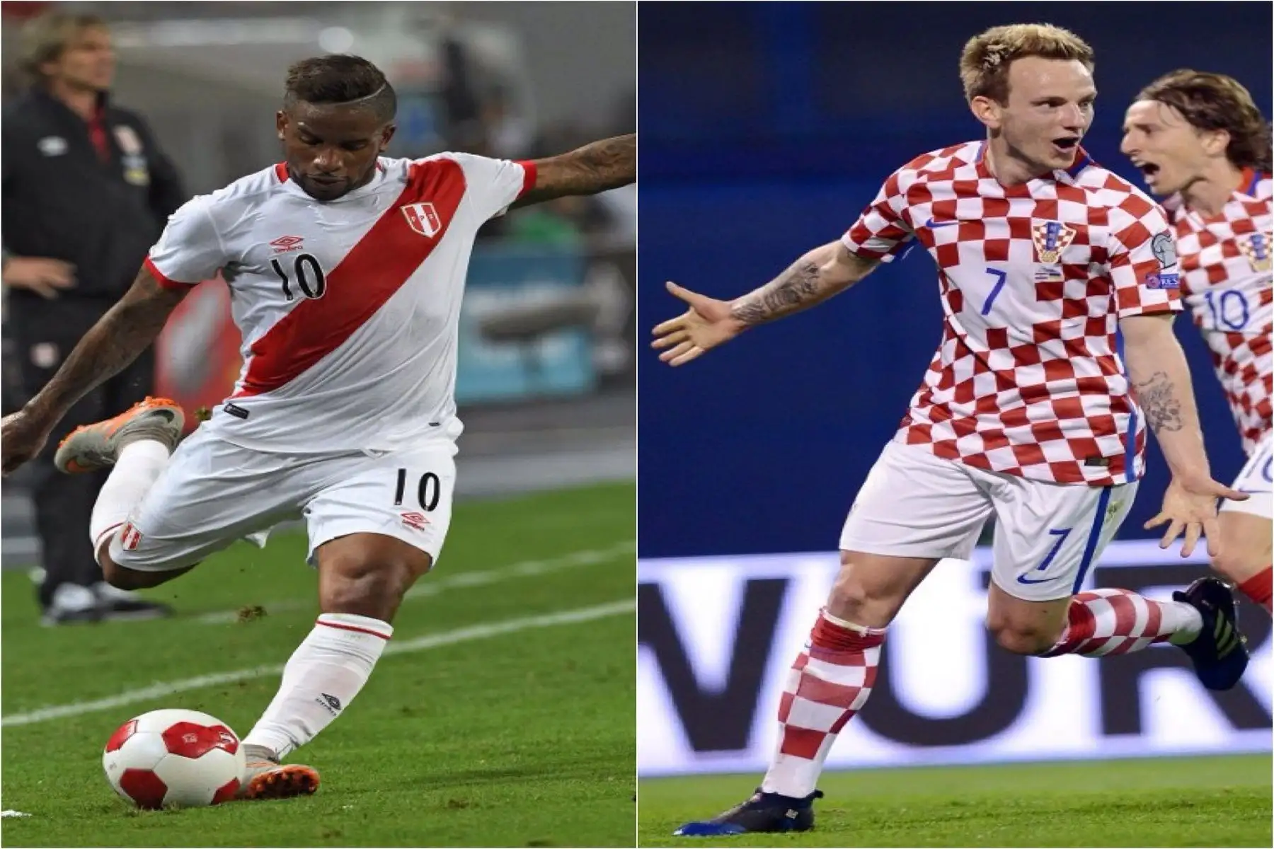 Farfán y Rakitic son los elementos claves de Perú Croacia