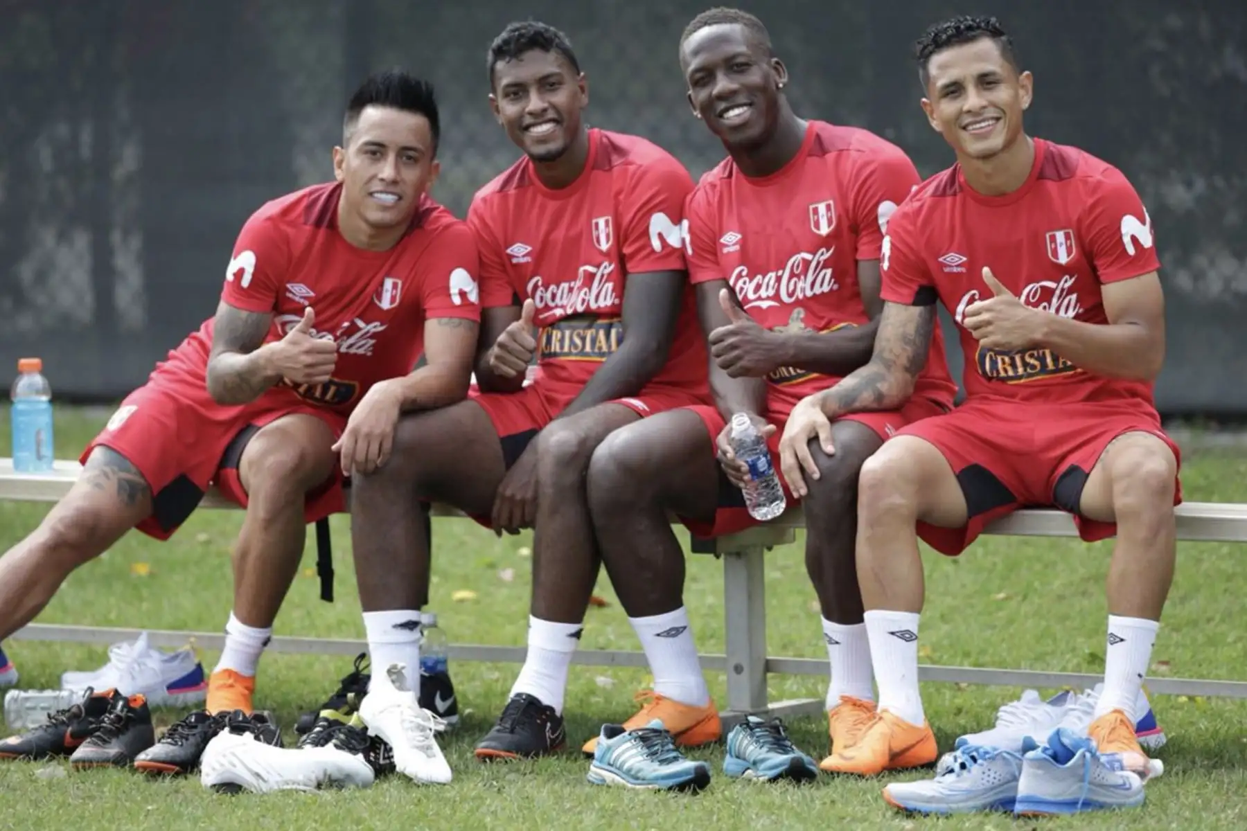 La selección peruana realizó su entrenamiento en Fort Lauderdale, Miami, bajo las órdenes del técnico Ricardo Gareca. Foto: ANDINA/Twiter FPF.