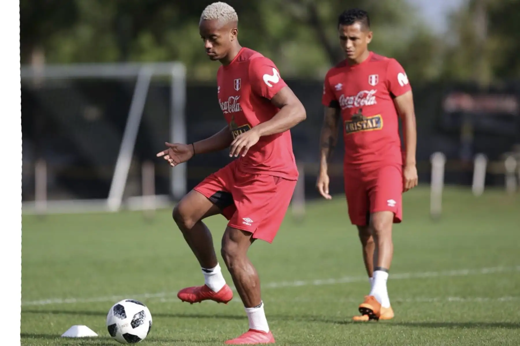 La selección peruana realizó su entrenamiento en Fort Lauderdale, Miami, bajo las órdenes del técnico Ricardo Gareca. Foto: ANDINA/Twiter FPF.