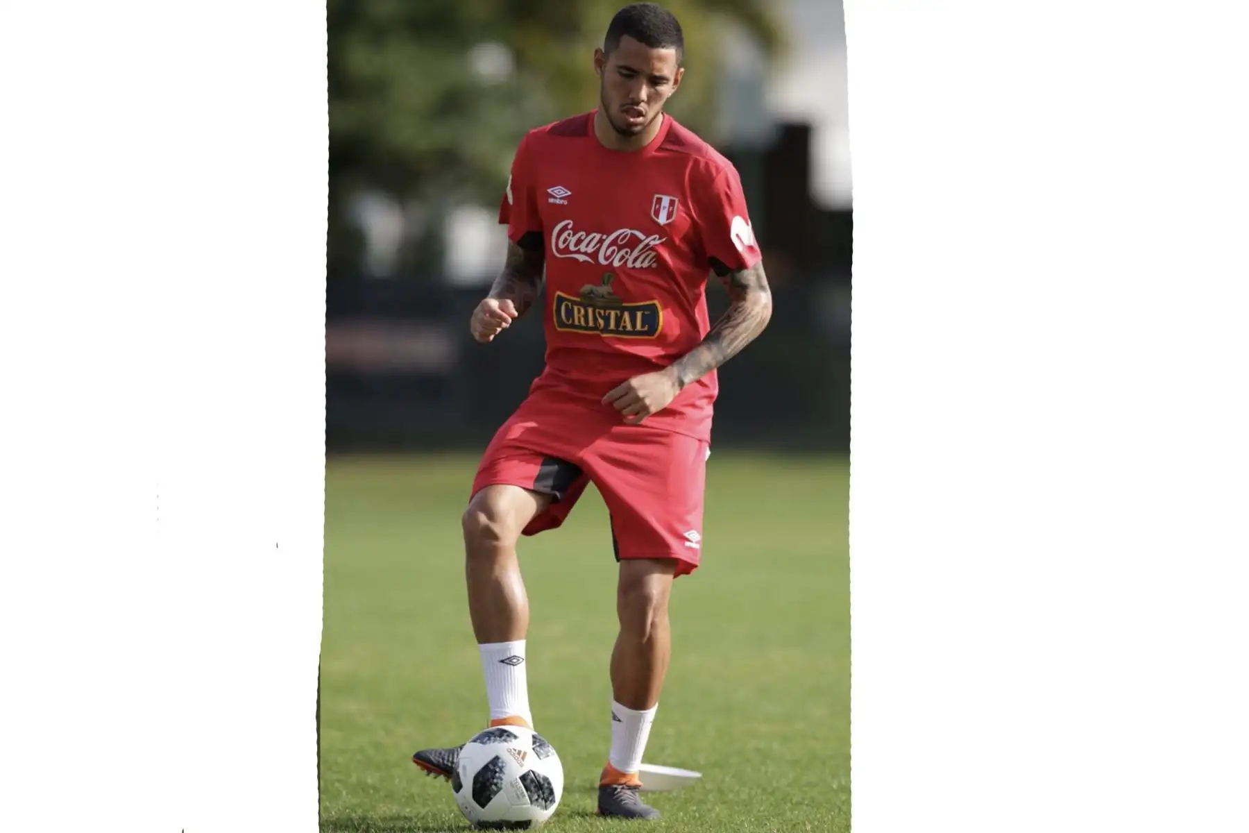 La selección peruana realizó su entrenamiento en Fort Lauderdale, Miami, bajo las órdenes del técnico Ricardo Gareca. Foto: ANDINA/Twiter FPF.