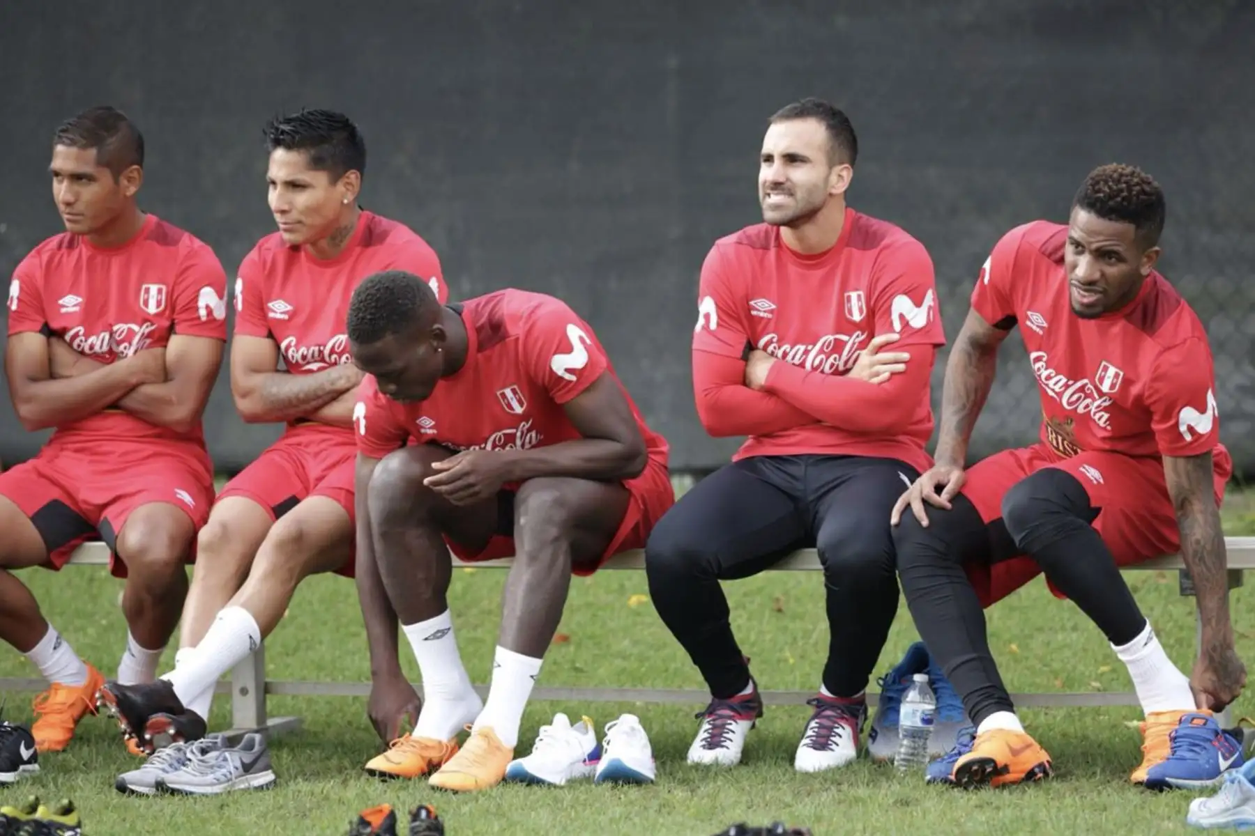 La selección peruana realizó su entrenamiento en Fort Lauderdale, Miami, bajo las órdenes del técnico Ricardo Gareca. Foto: ANDINA/Twiter FPF.