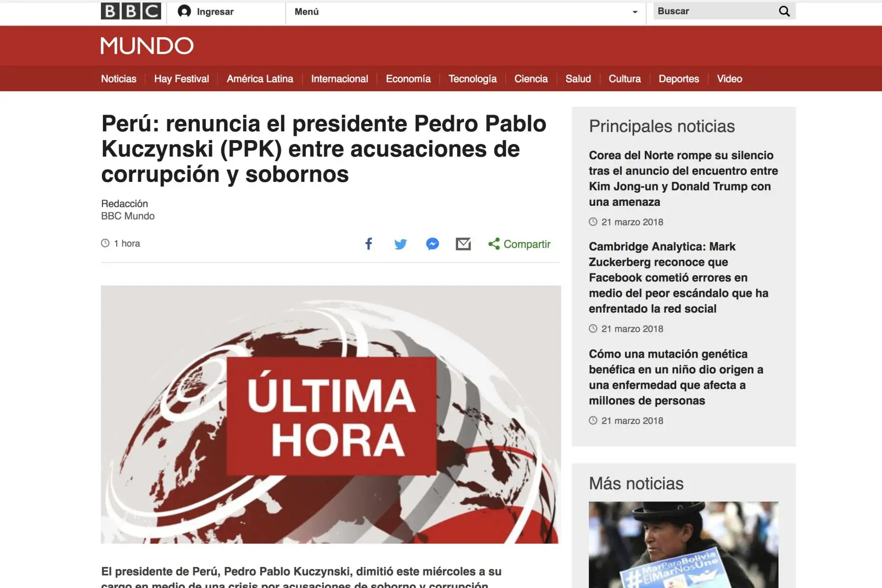 ANDINA/Difusión