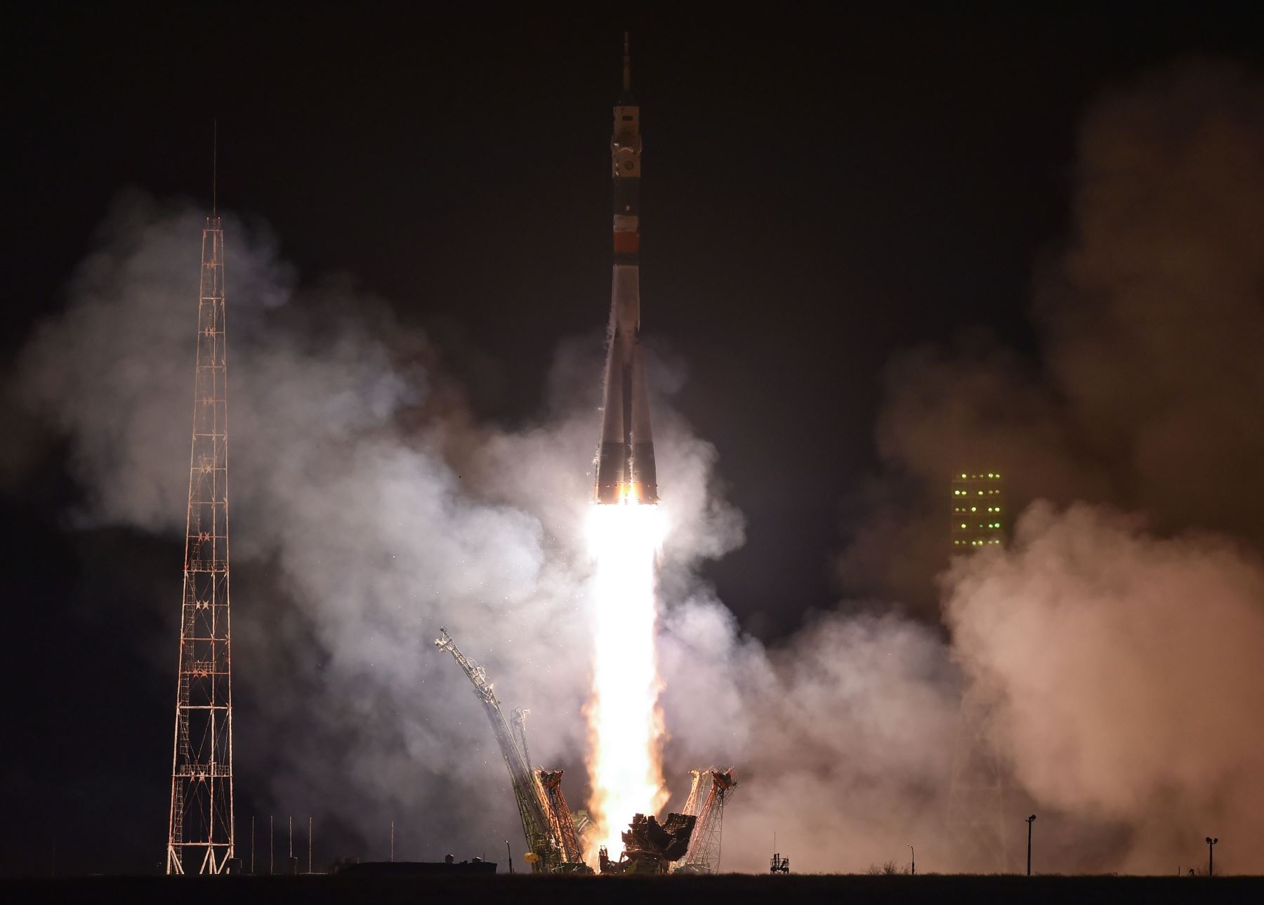 Despegue del Soyuz MS-08. Foto: AFP
