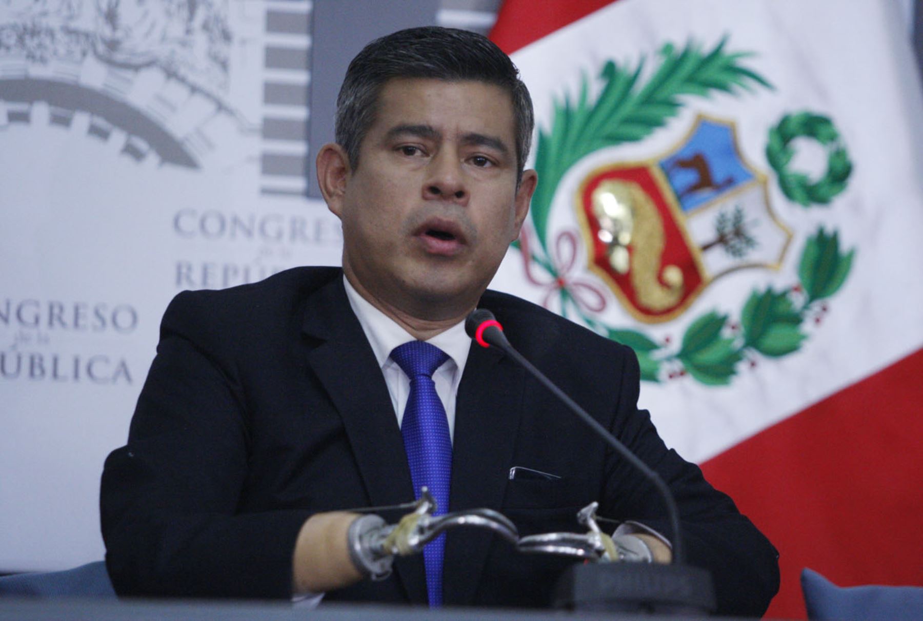 Presidente del Congreso, Luis Galarreta. Foto: ANDINA/Eddy Ramos