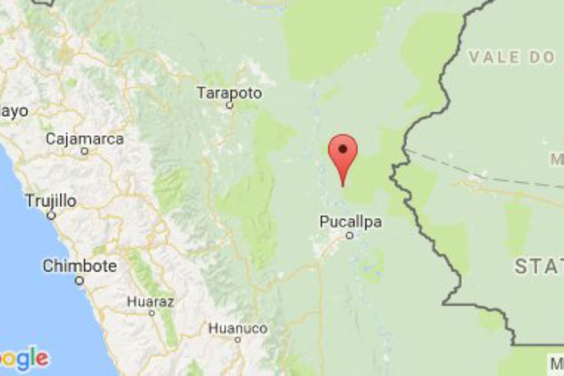 Sismo de magnitud 4.1 se registró esta tarde en Loreto.