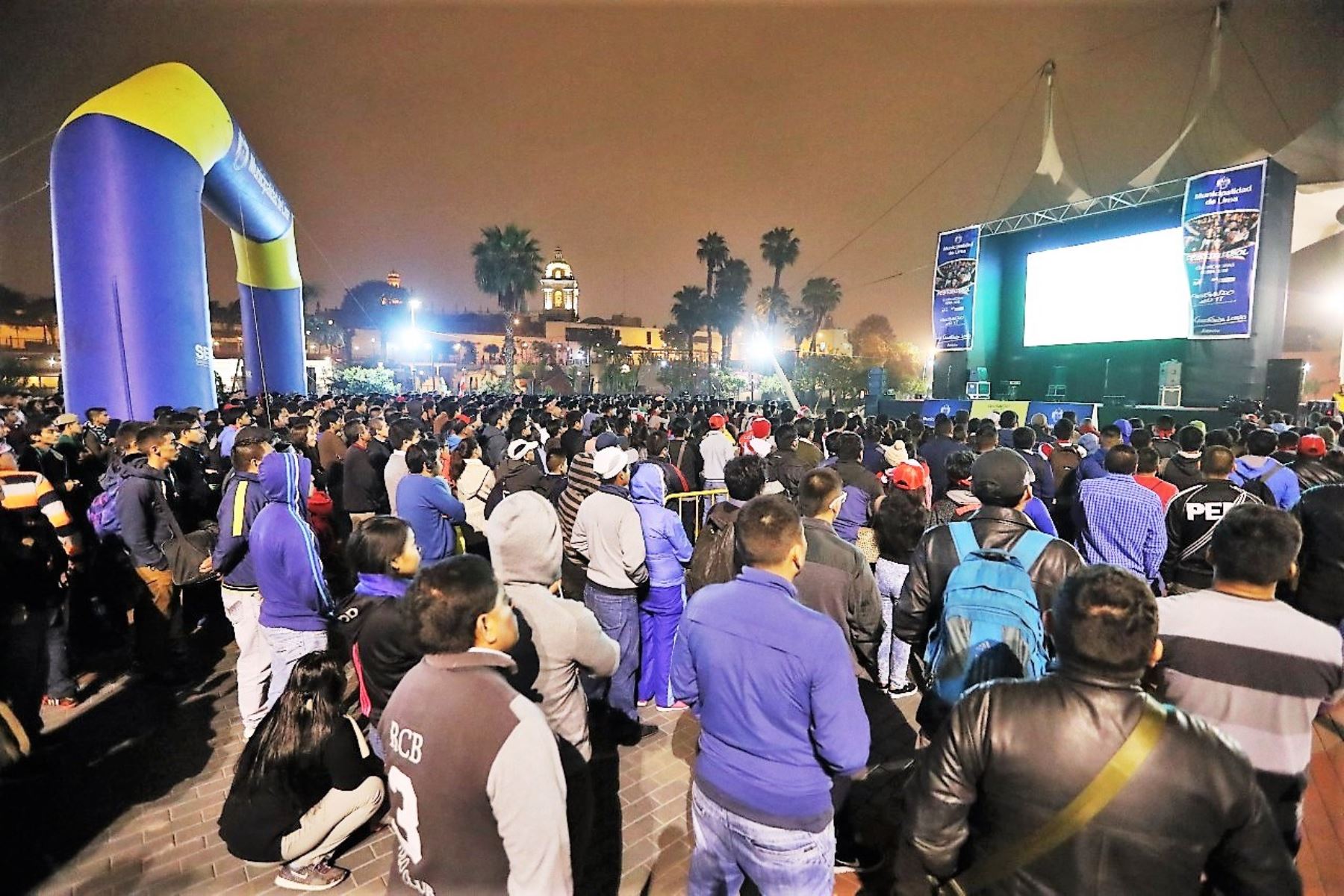 Perú-Croacia: transmitirán encuentro en pantalla gigante en parque La Muralla. Foto: ANDINA/Difusión.